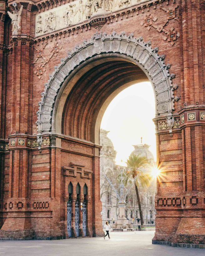 Travel influencer Barcelona Spain